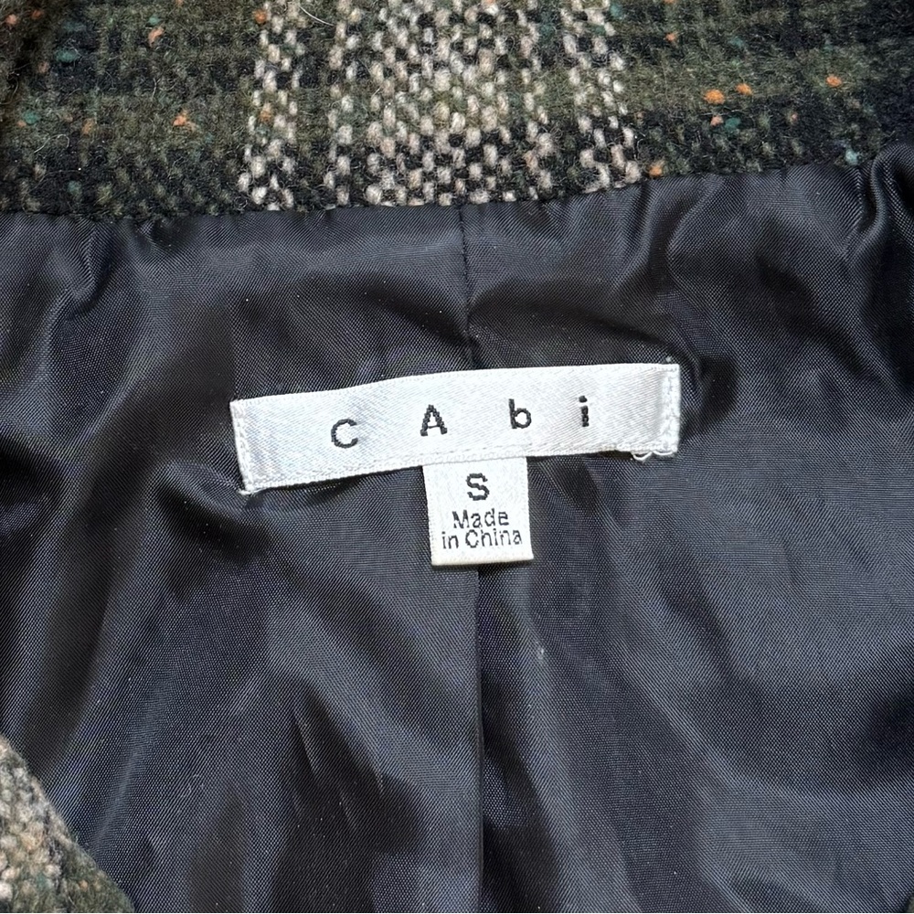 Cabi Wool Vest Patchwork Plaid Pattern Boho Indie… - image 5